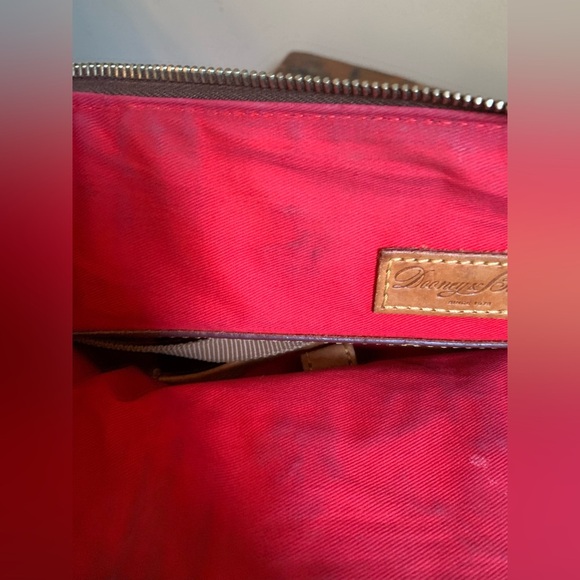 Dooney & Bourke tote bag purse pebbled leather kelly green  cherry charm - Picture 11 of 16